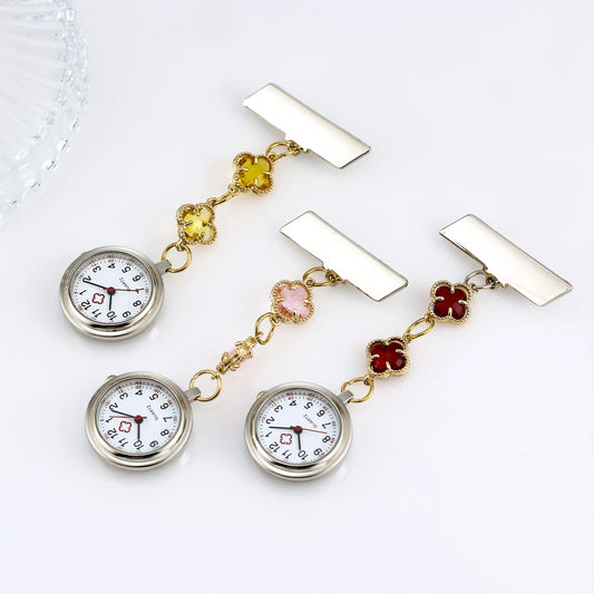 1pc new nurse watch chest watch fashionable and cute quartz pocket watch simple hanging watch simple hanging watch