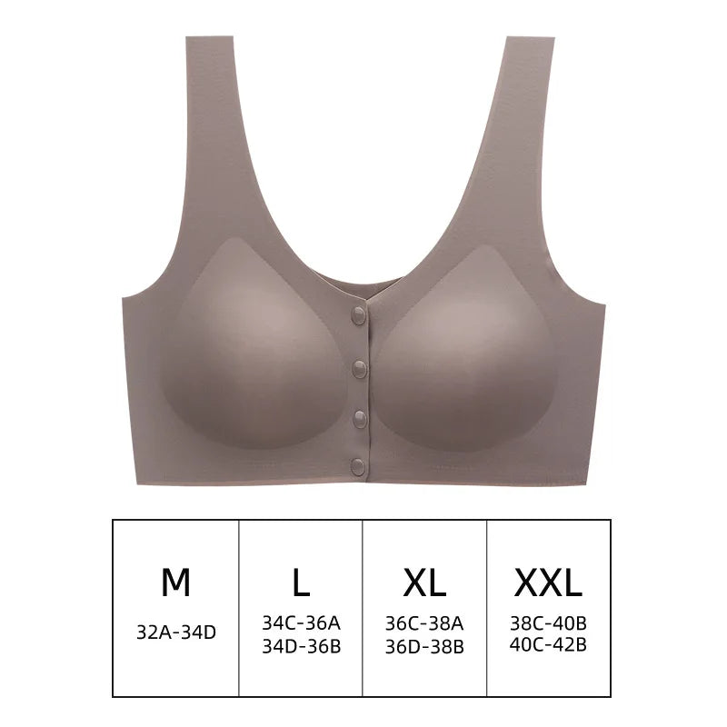 Nursing Bra Maternity Bra With Removable Pads Front Open Buckle Breathable Comfortable 3D Seamless Bras For Women Pregnancy Hot