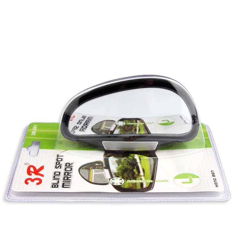 1PC Car Mirror 360 Degree Adjustable Wide Angle Side Rear Mirrors blind spot Snap way for parking Auxiliary rear view mirror 