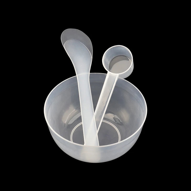 Non-toxic Silicone Mask Mud Essential Oil Bowl Scraper measuring spoon Face Skin Care Tools Convenient Clean Durable Makeup set