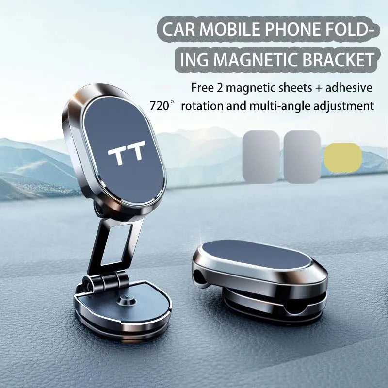Metal Magnetic Attraction Car Phone Mount GPS Holder For RS Audi TT RS RS4 RS3 SS RS 6 RS 5 RS8 TT Accessories Front Bumper Logo