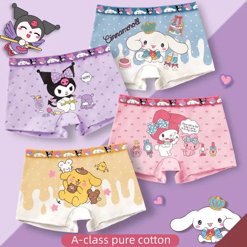 Children's Pure Underwear Boys And Girls Princess Cartoon Underwear Cartoon Sweet Cute Babys Briefs