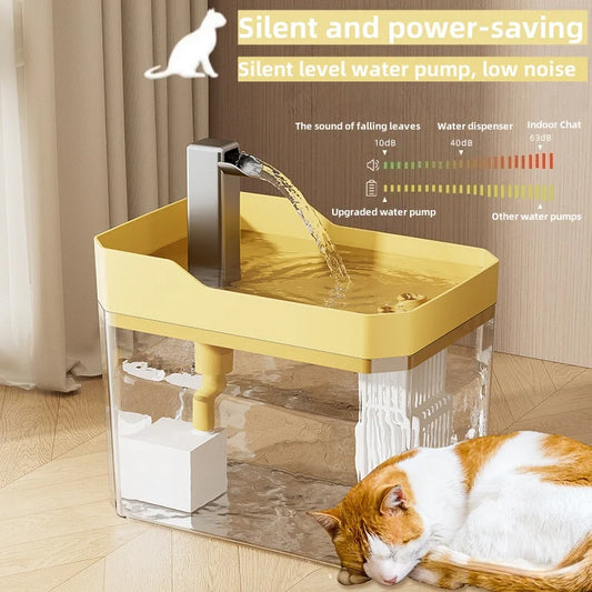 1.5L Cat Water Fountain Auto Filter Pet Cat Drinker USB Automatic Water Drinking Fountain Dispenser live Water Circulation