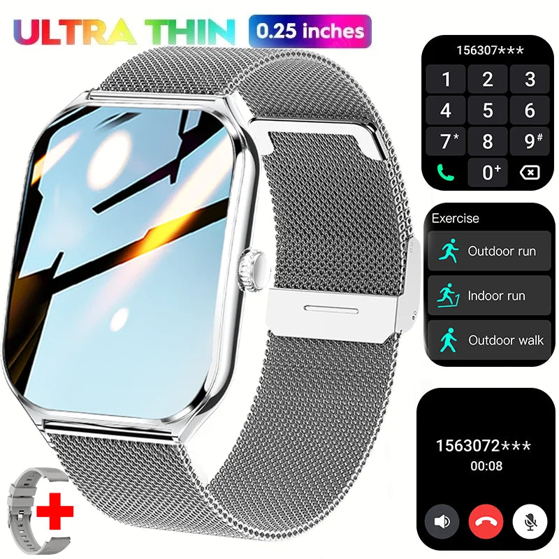 2025 A new smart watch, 1.96-inch sports watch, IP67 waterproof, 110+ sports mode, fitness activity tracker, ultra-thin watch.