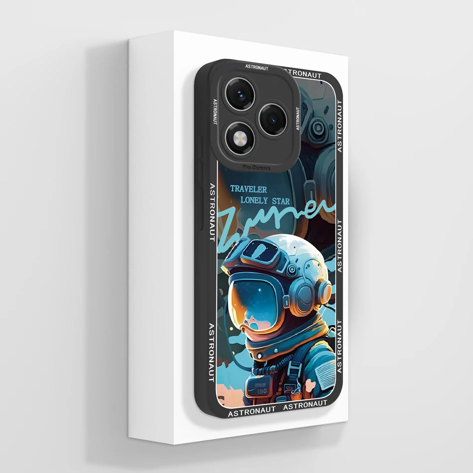 For Honor 400 Lite Case Simple Butterfly Soft Liquid Silicone Full Protection Back Cover For Honor 400Lite 5G Phone Protectors