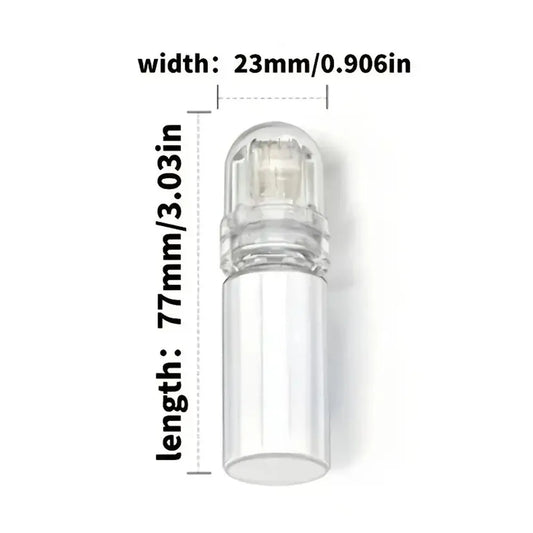 Hydra titanium needle Roller 64 Pins Micro tips Derma needles skin care Anti aging whitening bottle roller serum reusable