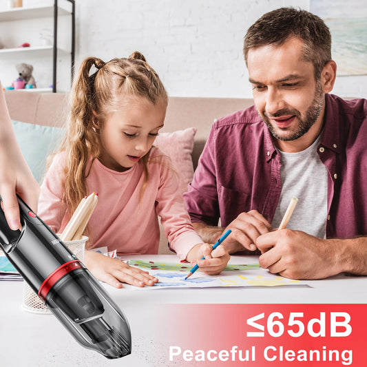 Portable Support Clean Liquid Wet and Dry Handheld Wireless 8000Pa Auto Vacuum High-power Vacuum Cleaner For Home Pet Car