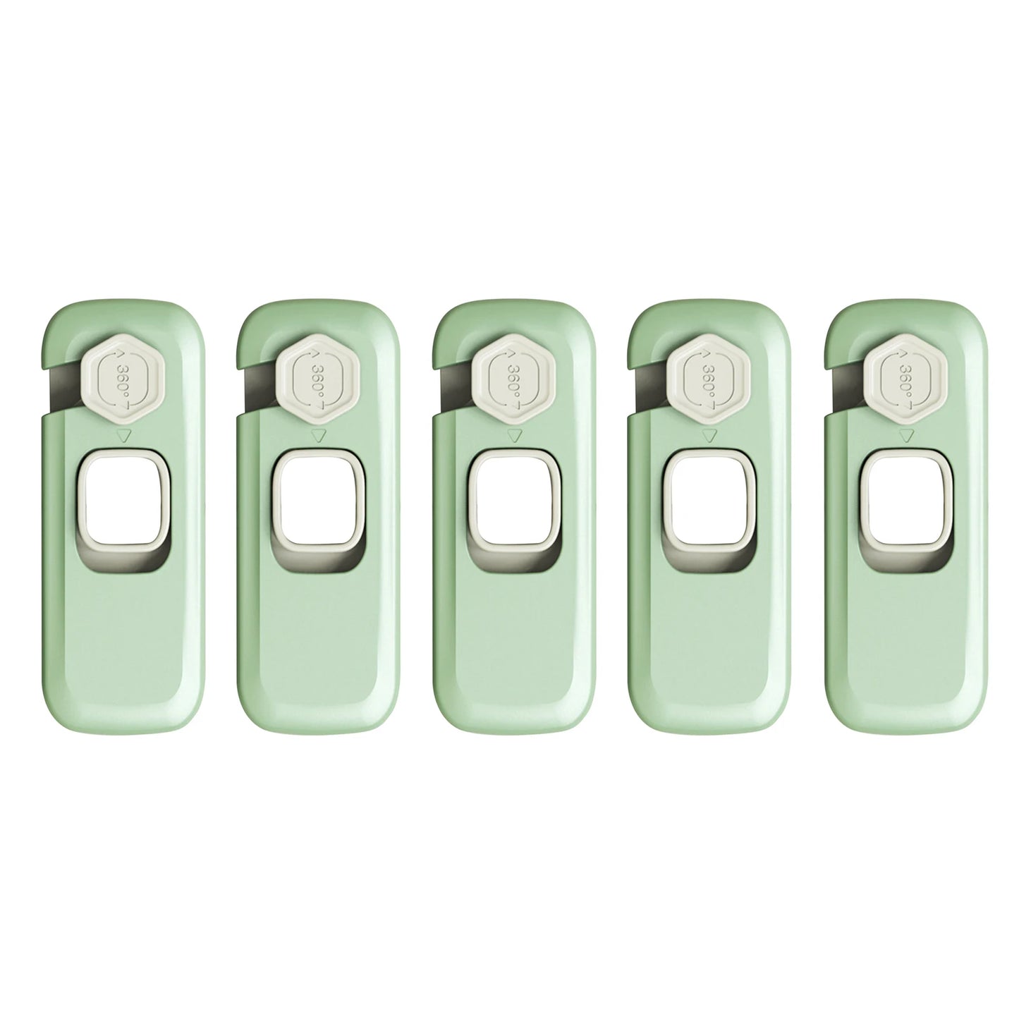 5pcs Home Refrigerator Lock Self-Adhesive Fridge Freezer Door Catch Lock Toddler Kids Child Cabinet Safety Lock Baby Safety Lock