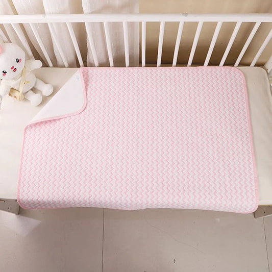 Reusable Infant Change Pad Baby Waterproof Crib Changing Mat Urine Sheet Cotton Diaper Cover Washable Newborn Bed Nappy Mattress