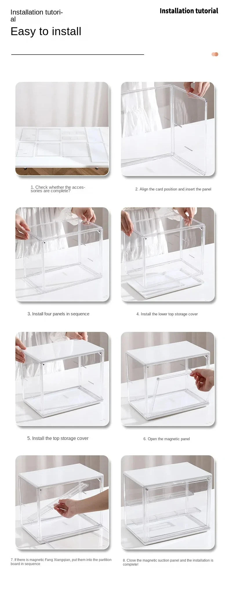 Organizer for Fingures Toy Organizer storage box Organizer Drawers jewelry organizers Makeup organizer for bag Display Cabinet