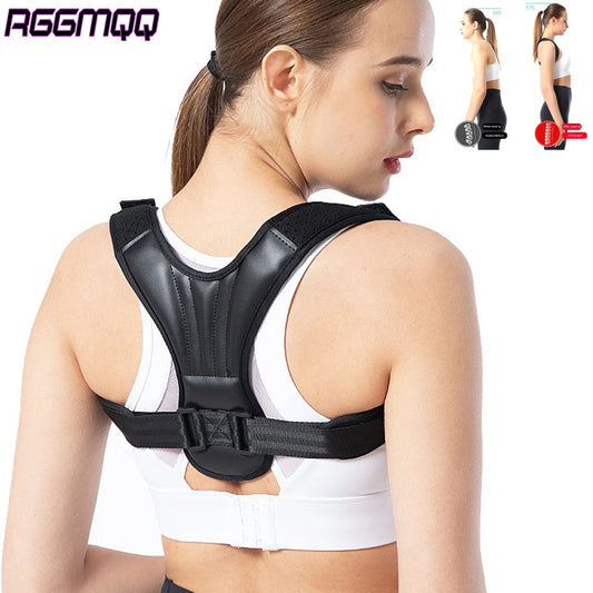 Posture Corrector for Men & Women - Adjustable Back Brace, Neck & Shoulder Support - Relieves Back Pain & Slouching, Breathable