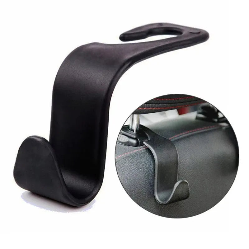 Universal Car Seat Headrest Hook Hanger Storage Car Back Seat Hooks Organizer Holder Clips for Handbag Auto Interior Accessories
