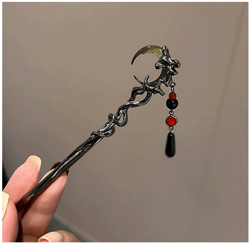 Fashion Women Hair Accessory Unique Design Alloy Hair Stick Suitable Daily Gathering Paired Niche Jewelry Hair Clips Hair Needle