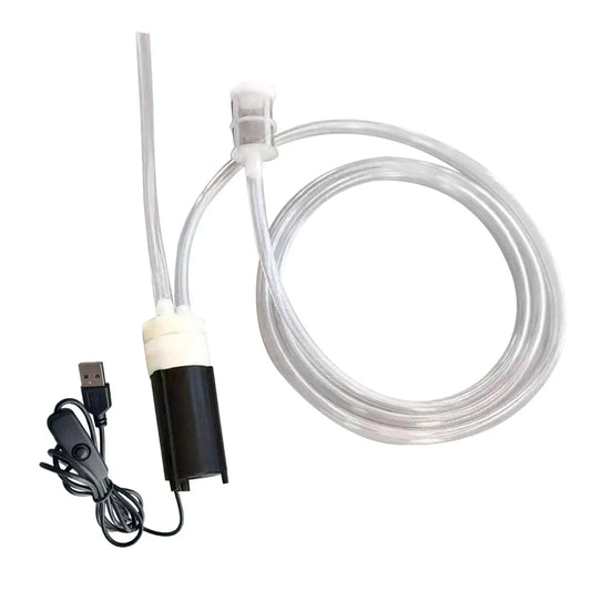 USB Electric Wines Pump Syphon Pump Tube Hose Beer Siphon Filter Wines Siphon Tube Transfer Pump Household Brewing Equipment