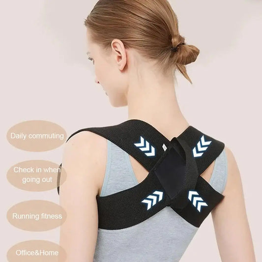 Back Posture Corrector Clavicle Spine Back Brace Belt Adjustable Upper Back Shoulder Lumbar Posture Correction Body Shaping