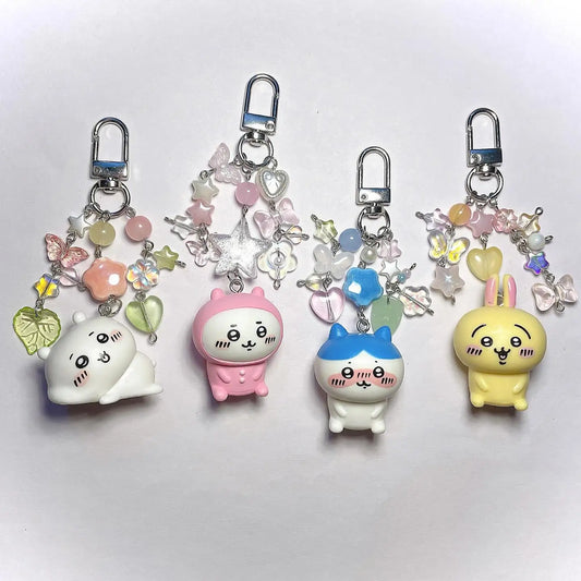 Cute and Creative Little Hachijiika Wow DIY Keychain