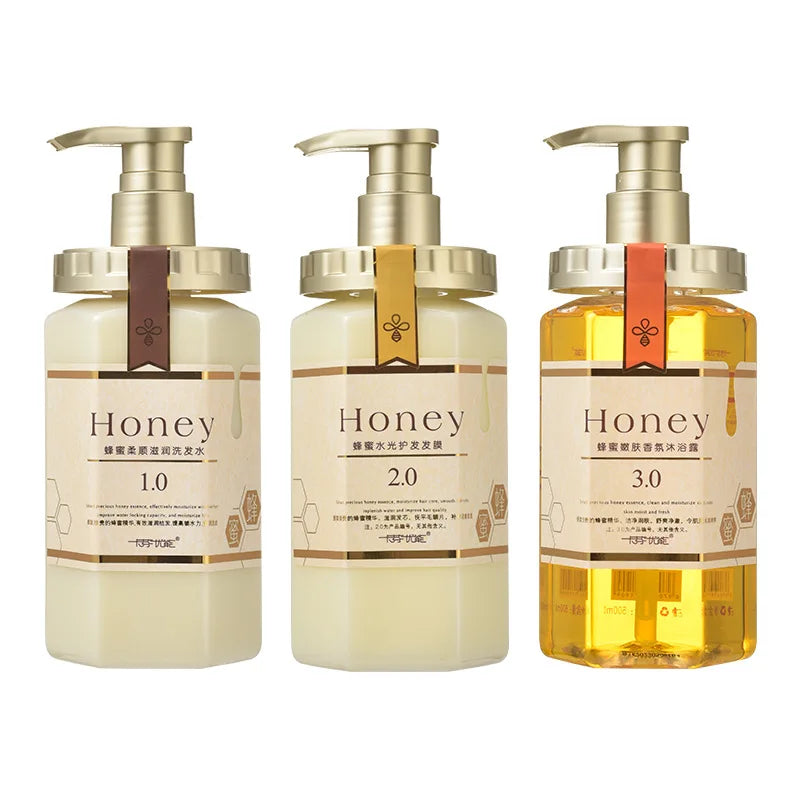шампунь Nourish Shampoo Conditioner The Hair Honey Shampoo Clean The Scalp Hair Shampoo and Conditioner 탈모샴푸 수향미