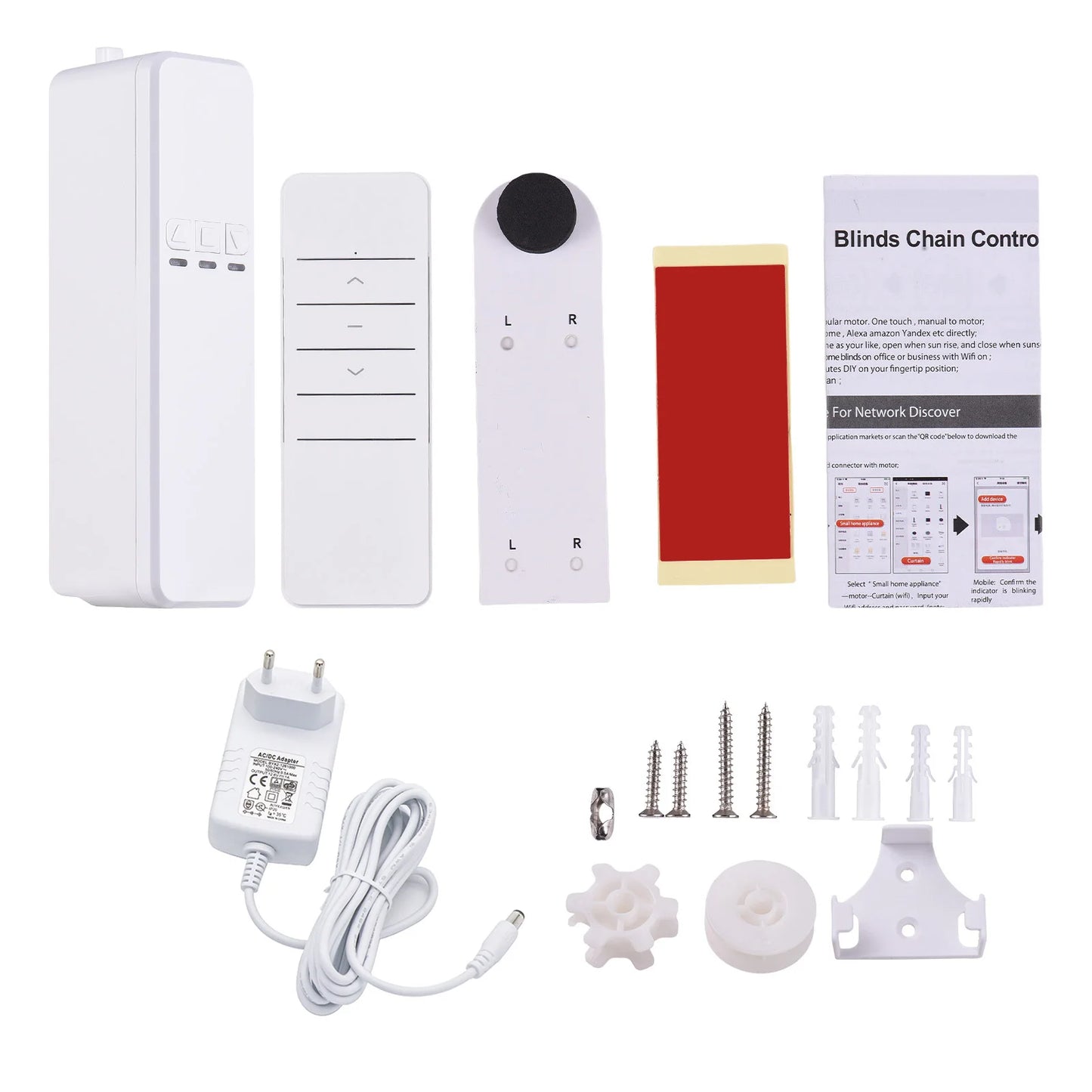 Smart Automatic Curtain Opener Remote Controller TY WiFi Smart Curtain App/Timer Voice Control Automatic Curtain Opener A Closer