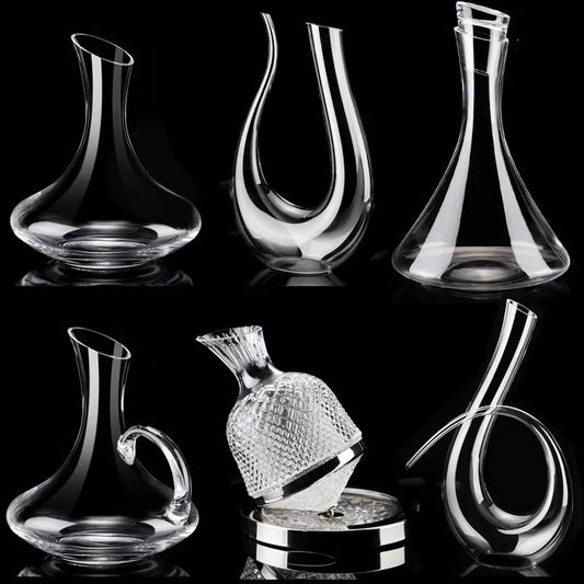 High-grade crystal glass red wine decanter household dispenserEuropean red wine jug wine personality jug set