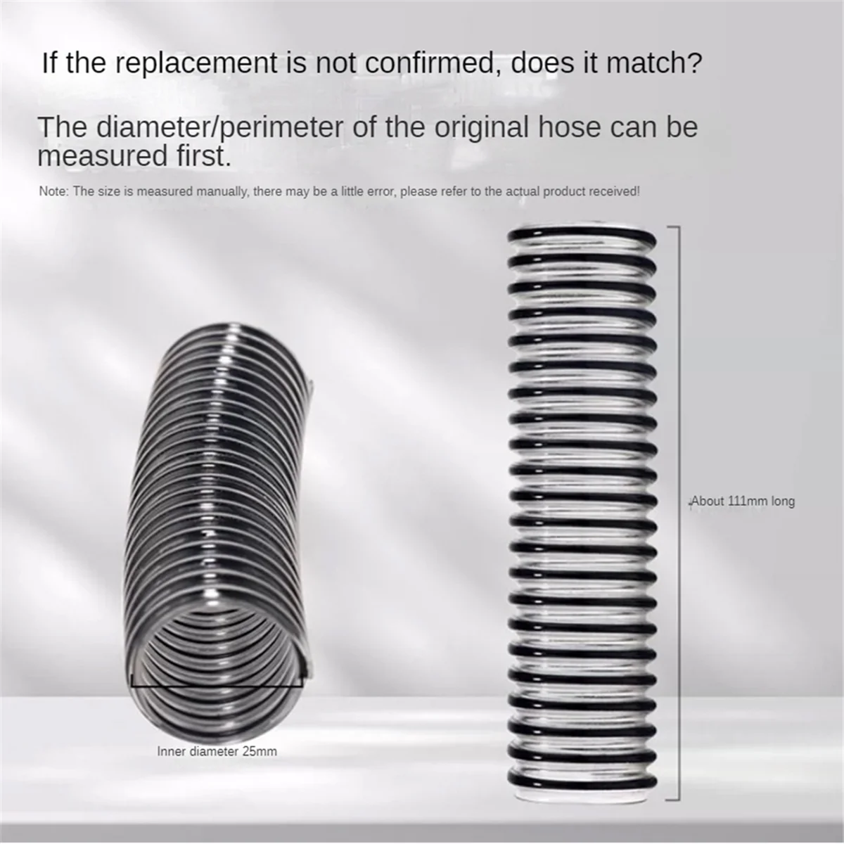 2pcs for Floor Series / Series Floor Scrubber Universal Sewage Pipe Spiral Hose Floor Brush Connecting Pipe