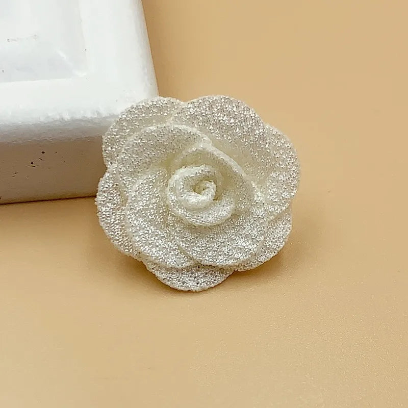 2.5CM Small Flower Clothing Headwear Accessories Three-dimensional Flower Handmade DIY Hair Accessories Accessories