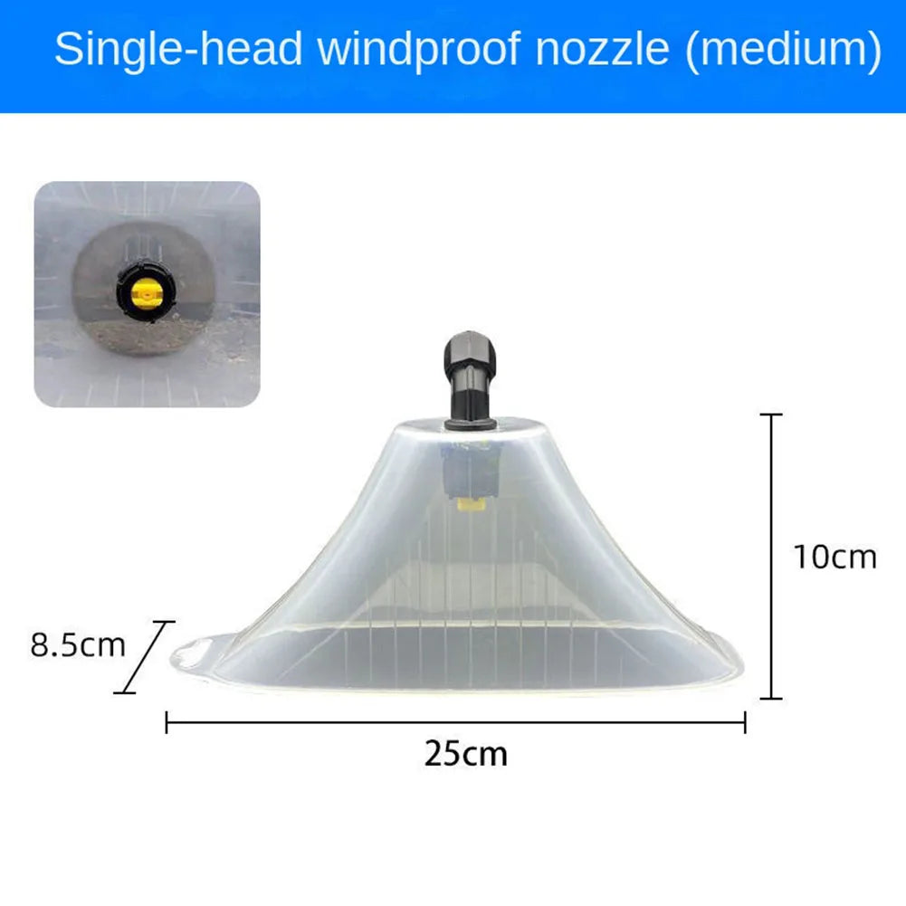 Sprayer Windproof Cover Windproof Spray Nozzle Agricultural Electric Electric Sprayer Nozzle Fan Shaped Design For Agricultural