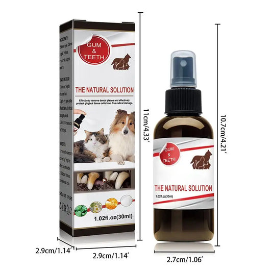 Pet Oral Care Spray Teeth Cleanse Tartar Removal Dental Care Deodorization Remove Bad Breath Freshener Dog Mouth Cleaning Liquid