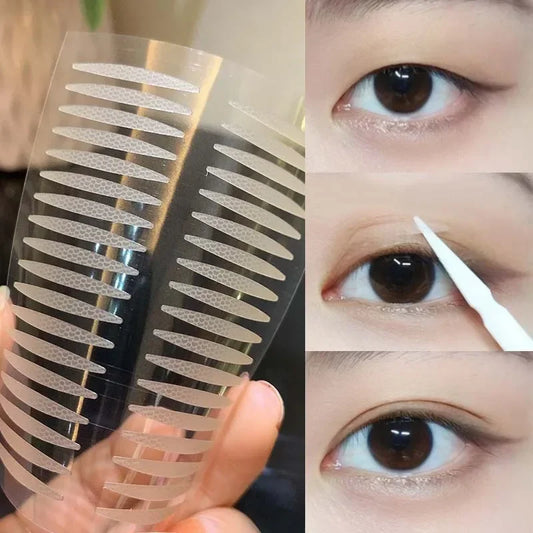 1Sheet Double Eyelid Tape Invisible Natural Eyelid Lift Band Self Adhesive Transparent Lace Fiber Waterproof Eye Stickers Tools