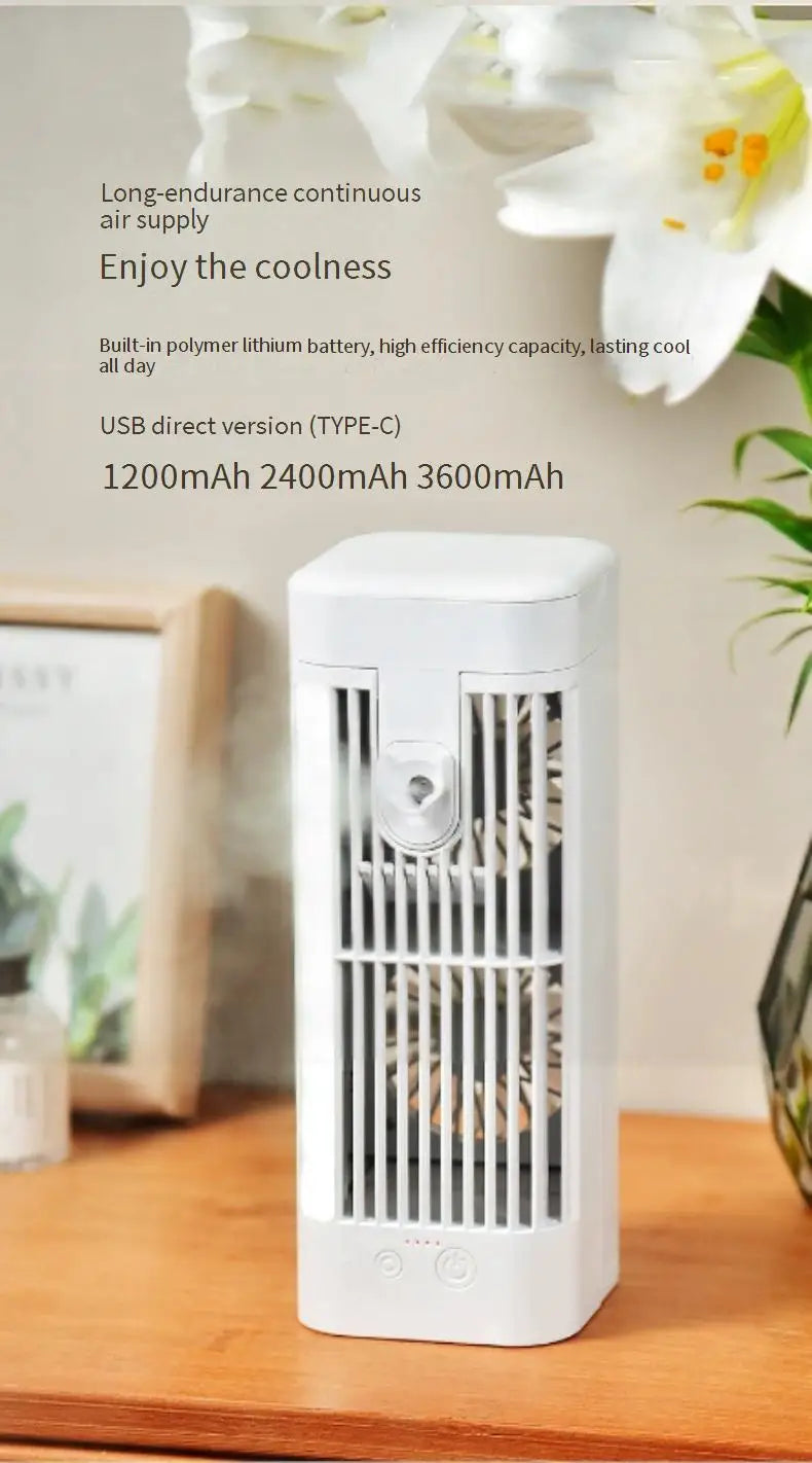 Air Conditioning Fan Cooler Household Spray Refrigeration Small Air Conditioner Indoor Water Cooling Electric Fan