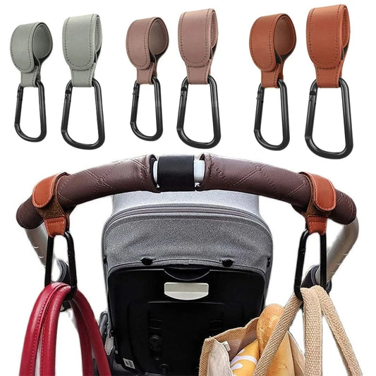 Baby Stroller Hanging Hook Kids Pram Handlebar Hanging Hooks Mommy Bag Handfree Storage Universal Motorcycle Handle Bar Hook
