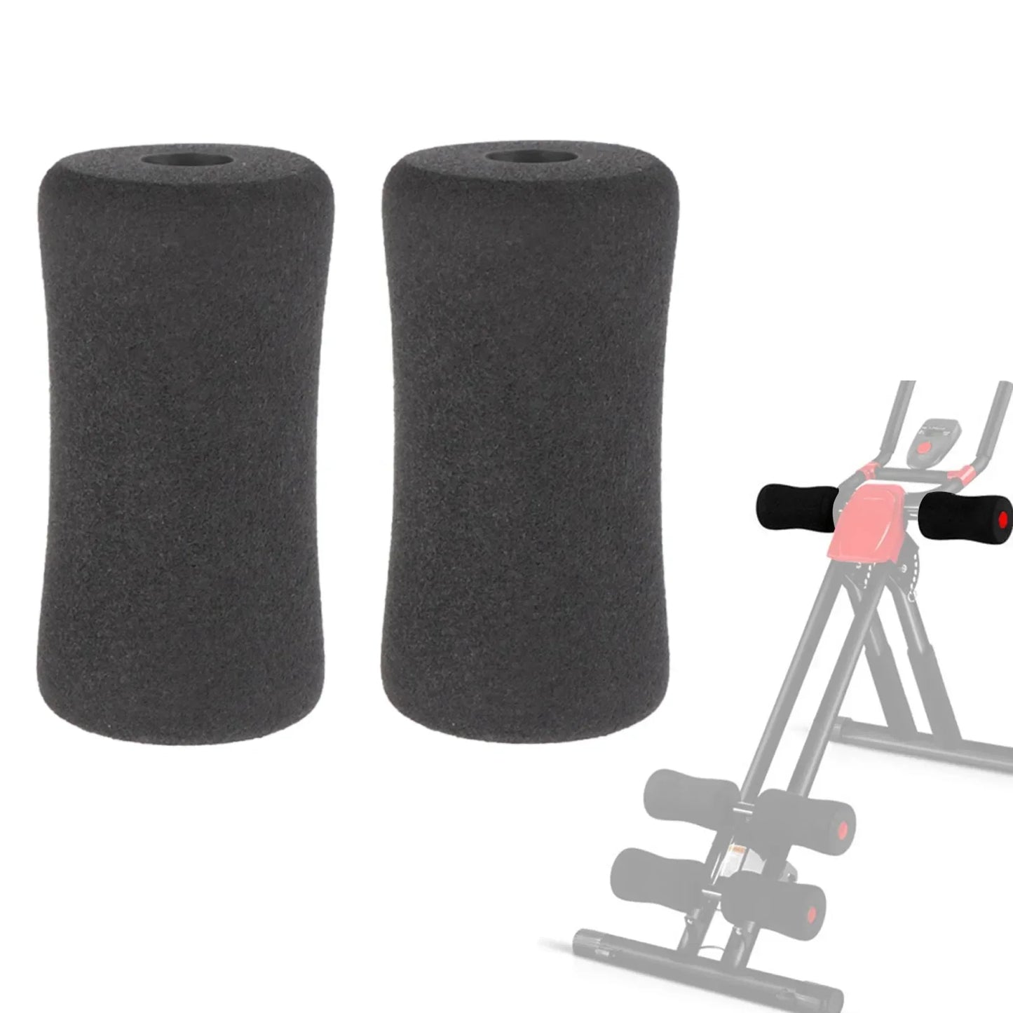 2Pcs Foot Foam Pads Rollers Replacement For Leg Extension For Weight Bench For Gym Exercise Machines Foot Foam Pads