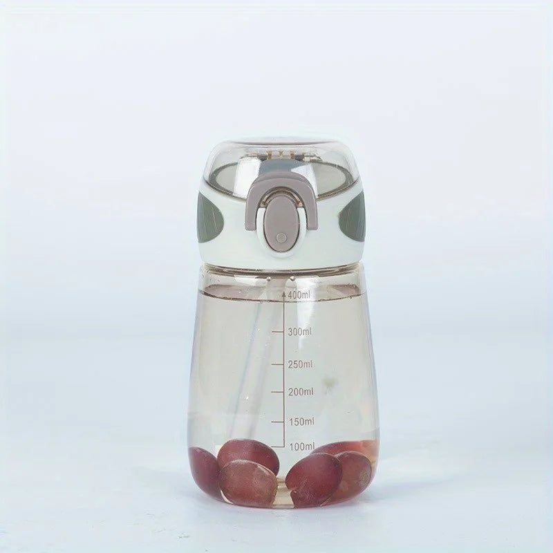 Leak-Proof Portable Water Bottle - Cute, Compact Design for Men & Women, PVC-Free Plastic, Ideal for Outdoor Activities & Travel