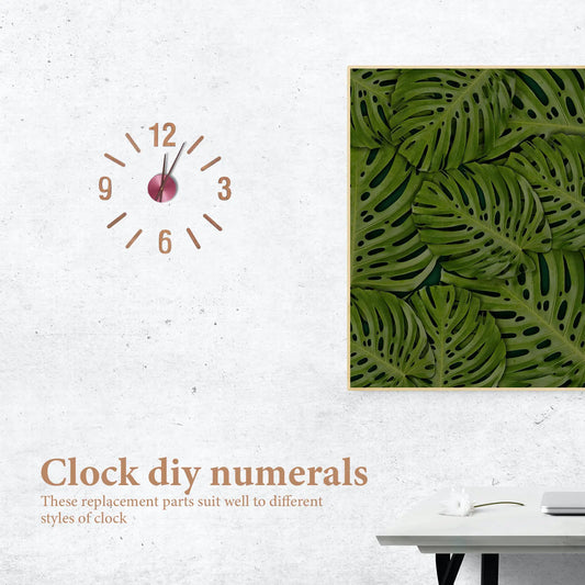 1 Set of Wall Clock DIY Numerals Clock Numerals Kit Replacement Clock Numerals Clock Numbers