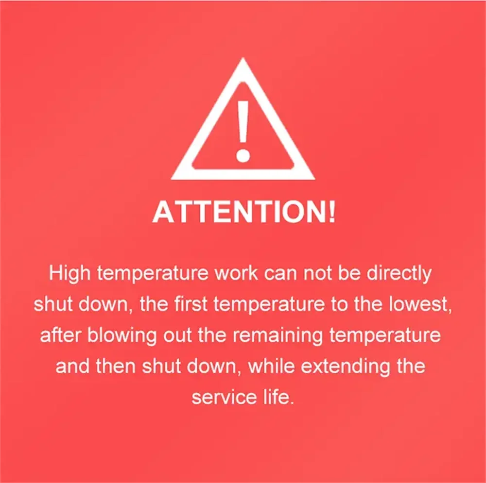 2000W Hot Air Gun High Power Temperature Regulating Industrial Electric Heat Gun Automobile Film Baking Gun Tool