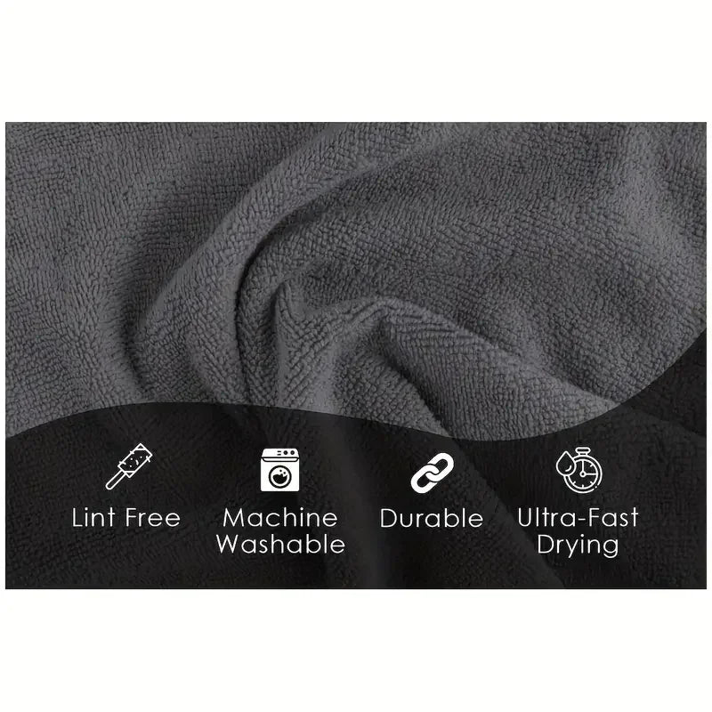 Thicken Microfiber Cleaning Cloths Lint Free Microfiber Cleaning Towel Cloths Reusable Cleaning Towels Absorbent for Car Window
