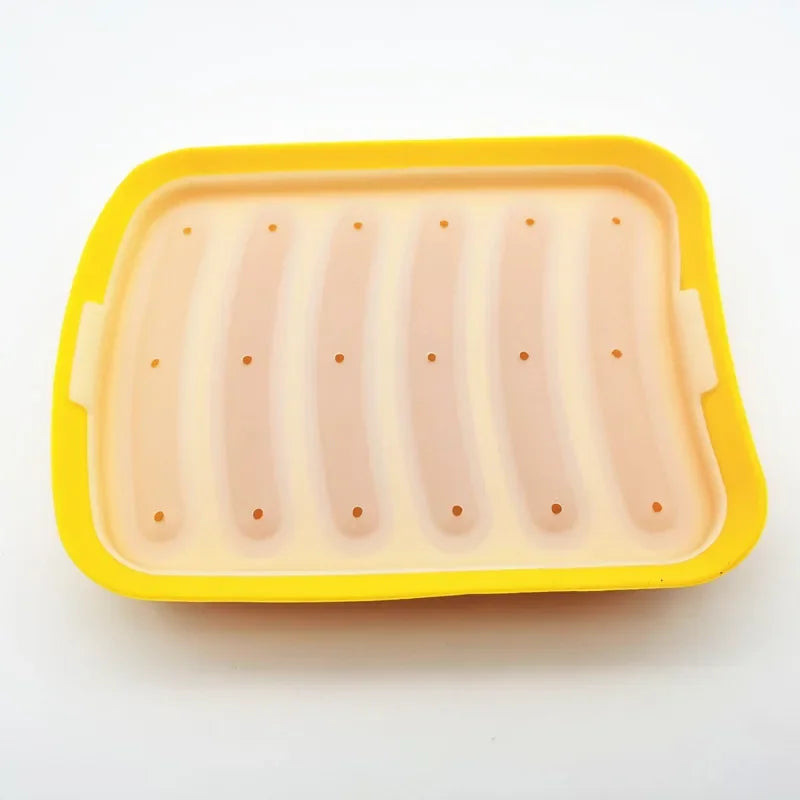 Food Grade Silicone Sausage Mold Baby Food Supplement Tool Home Made Hot Dog Ham Sausage Baking Mold Sausage Mold