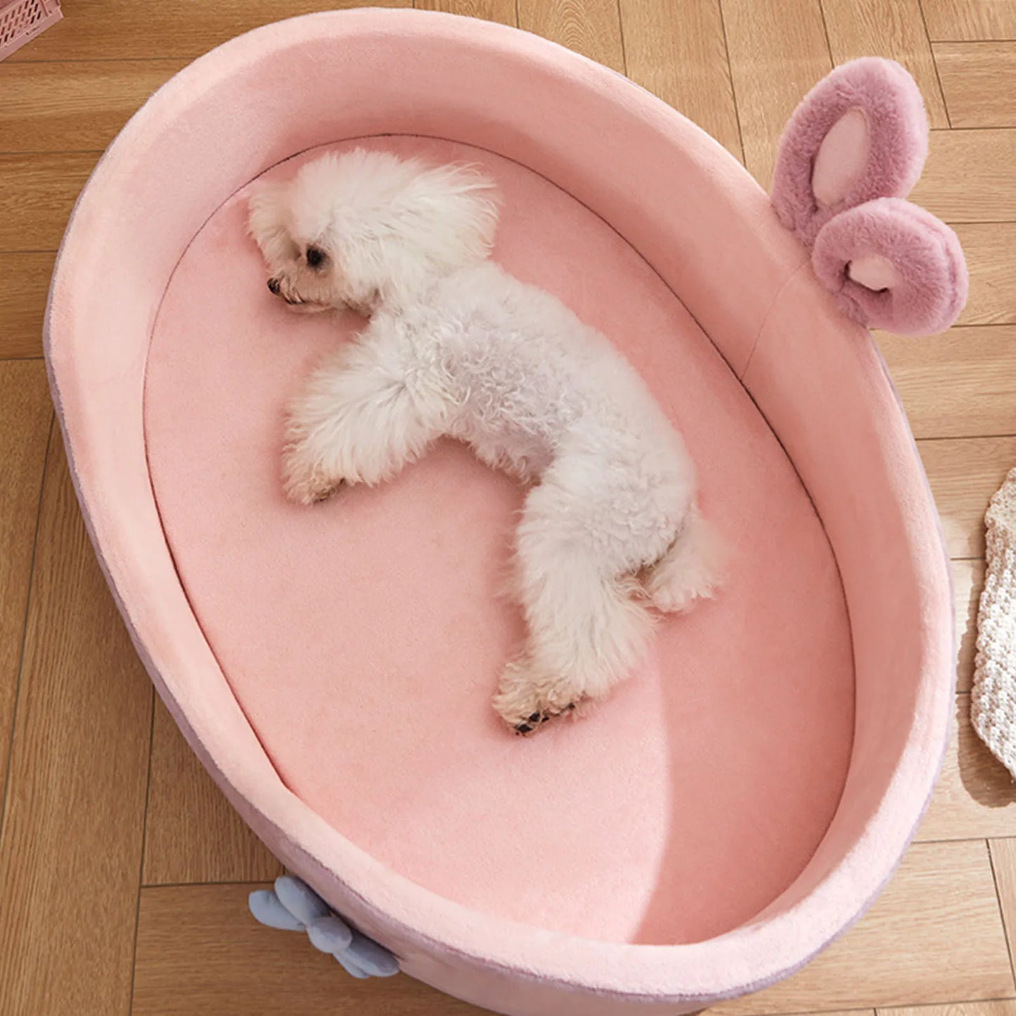 Pet Bed Detachable Washable Dog Sleeping Bed Soft Comfortable Warm Cat Bed for Four Seasons Soft Pet Bed