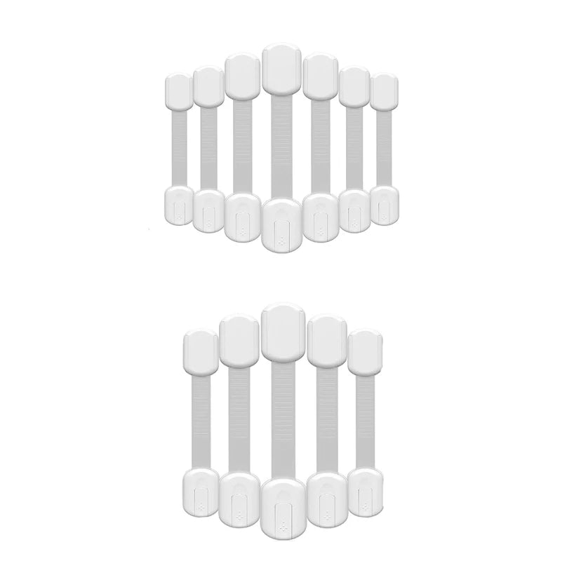 Baby Safety Lock Drawer Child Safety Cabinet Proofing 3M Adhesive Cabinet Drawer Door Latches Baby Safe Strap