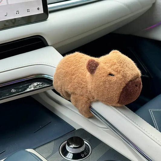 Plush Capybara Car Interior Accessories Center Console Ornaments Bicycle accessories Decoration Accessories For Cute Plush Dolls