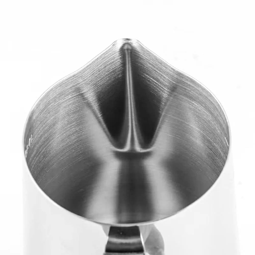 Milk Frothing Pitcher Stainless Steel Jug Milk Frother Steamer Cup for Espresso Latte Art Barista Coffee Accessories Easy Clean