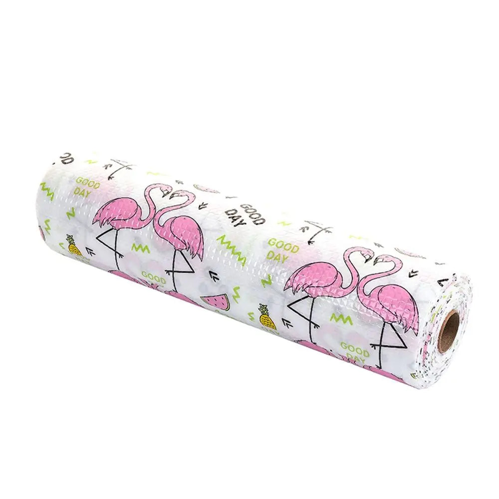 1 Roll Kitchen Table Mat Drawers Cabinet Shelf Liners Flamingo Cupboard Placemat Waterproof Oil proof Shoes Cabinet Mat