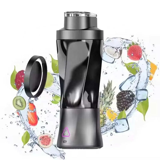 Portable Blender Mini Mixer Electric Juicer Machine Fresh Fruit Juice Blender for Travel Kitchen with 6 Blades