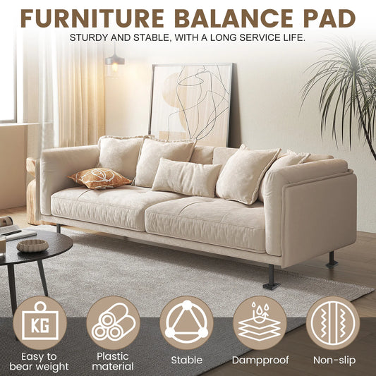 40PCS Anti Slip Furniture Pads Adjustable Cabinet Leveler Anti Vibration Refrigerator Sofa Stand Table Shims Washer Stabilizer