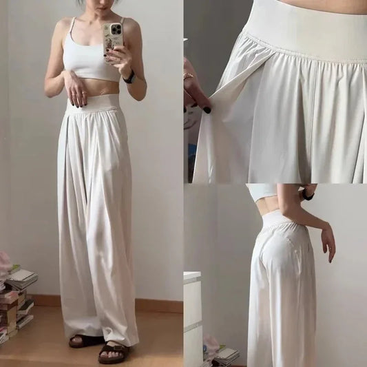 Yoga Pants Women Summer Casual Pants Loose Breathable Sports Running Fitness Pants