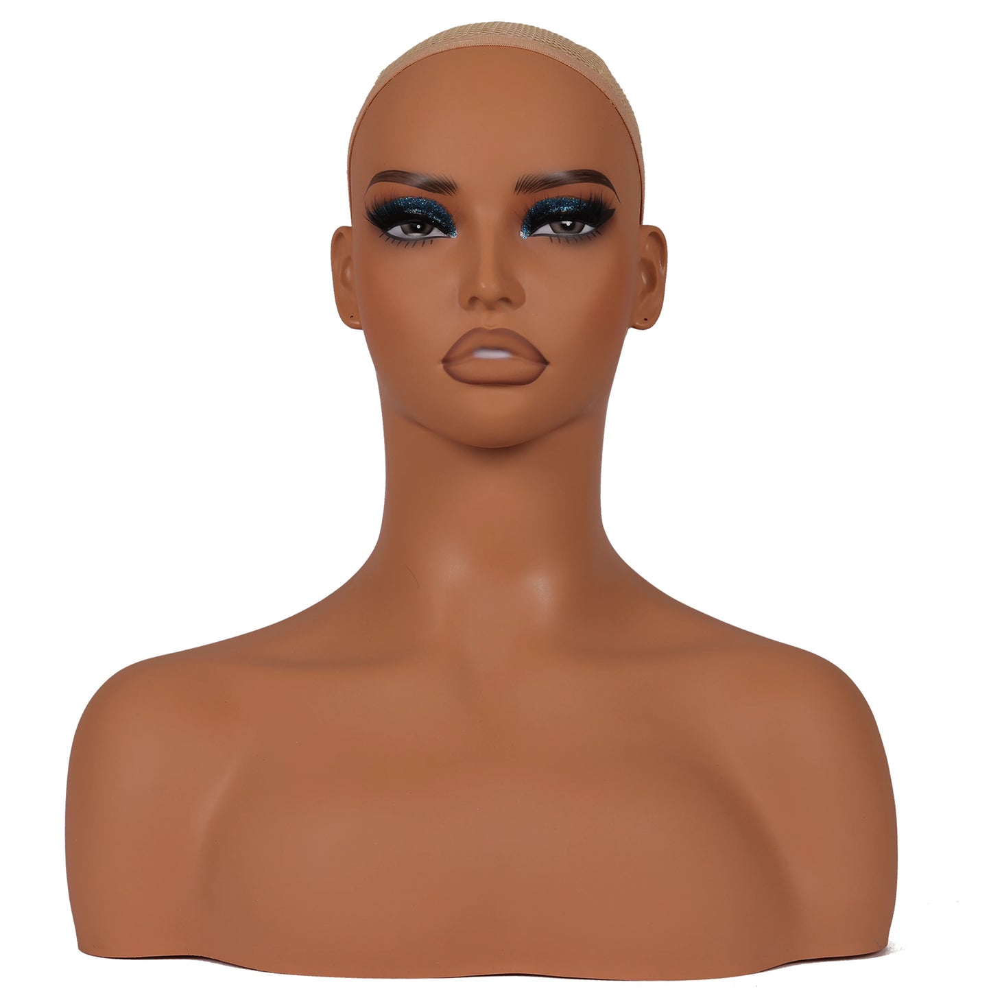 Multipurpose Mannequin Head With Shoulders Make-Up Dummy Head For Wigs Mannequins Bust Wig Display Head Realistic Female Head