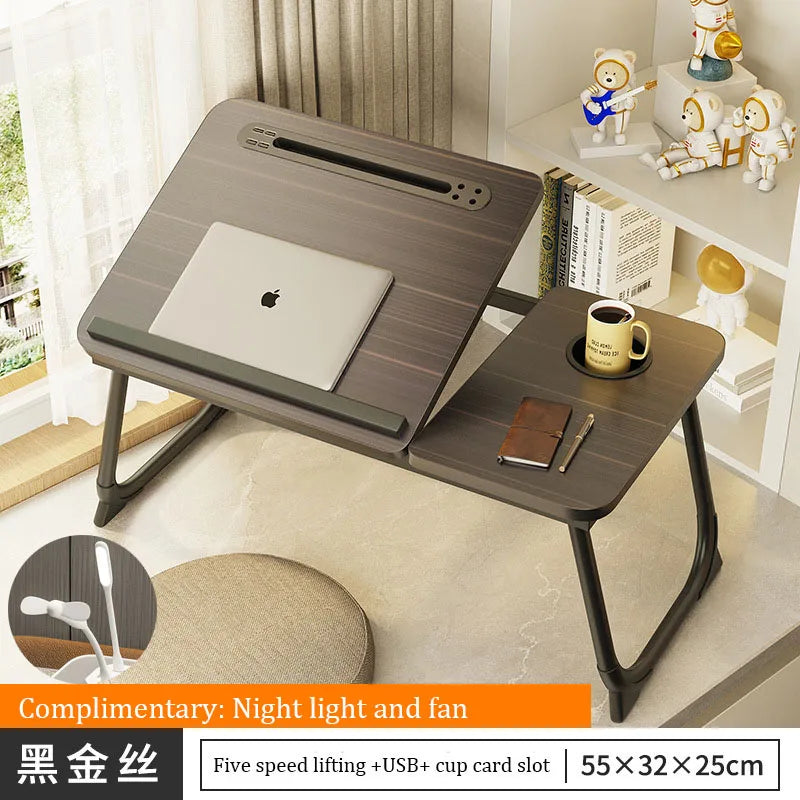 Laptop Desk Laptop Bed Stand Foldable Laptop Table Folding Breakfast Tray Portable Lap Standing Desk Reading and Writing Holder