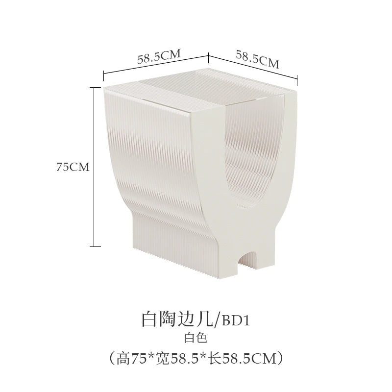 Folding paper table bedside table shelf living room bedroom simple folding storage sofa side cabinet coffee table 롤테이블 이동식테이블