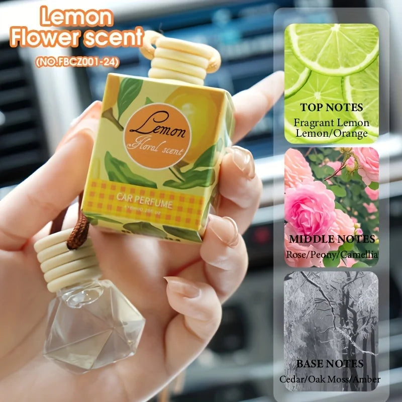 Car Air Freshener Mini Aromatherapy Essential Oil Odor Eliminator Kit Humidifier Gift Box Air Purifier Car Diffuser Long Lasting