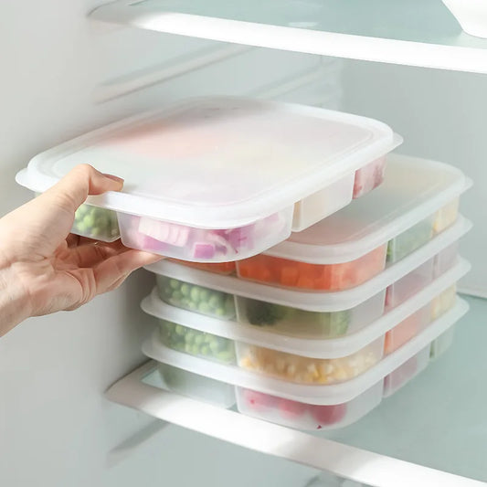 fridge Food retain freshnessBoxes Meat and vegetables Refrigerated container StackableKitchen food classification tool