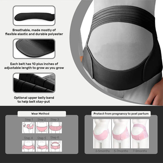 Pregnant Women Belts Maternity Belly Belt Waist Care Abdomen Support Belly Band Back Brace Protector pregnant maternity clothes